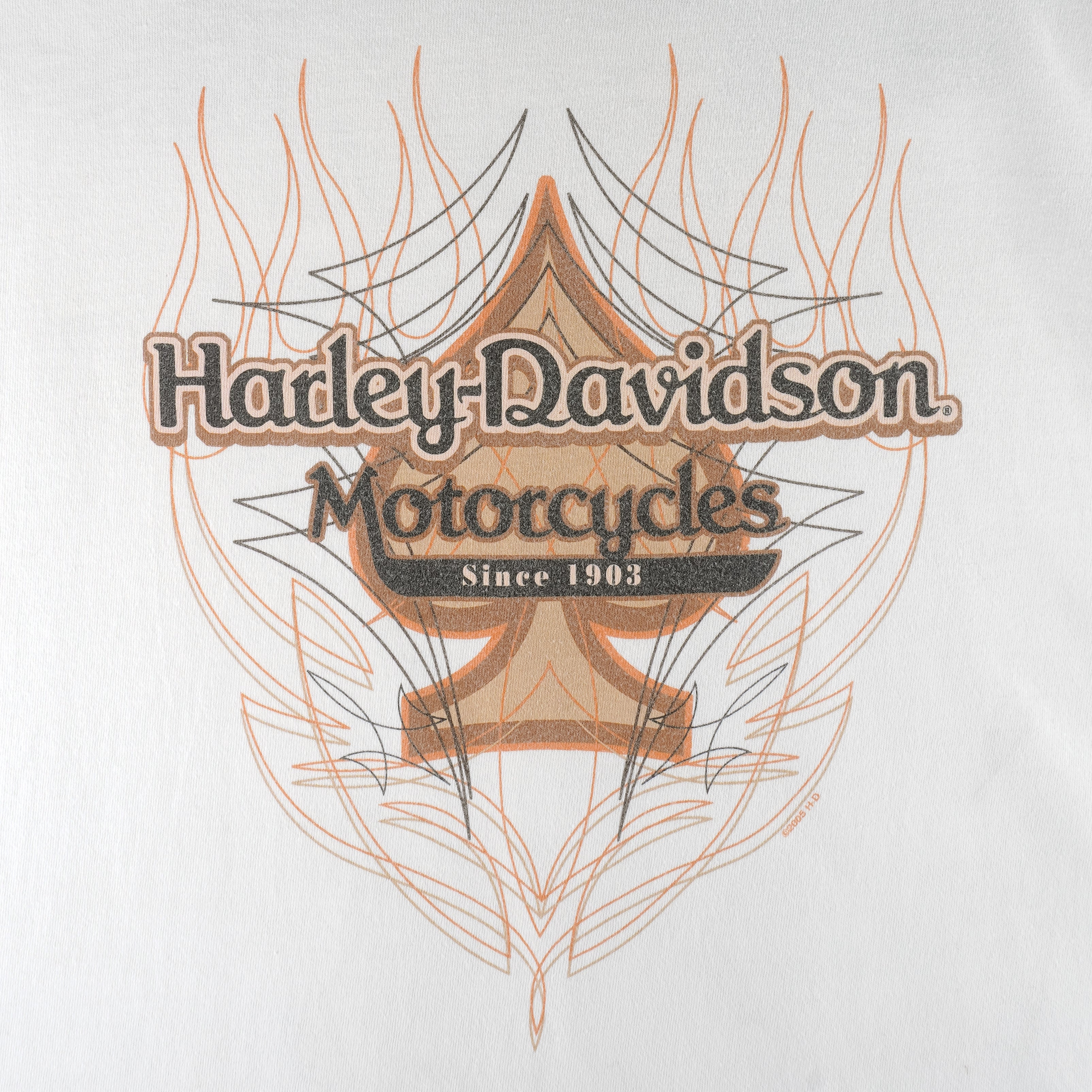 Harley Davidson - Z & M Greensburg PA Long Sleeved Shirt 2005 X-Large Vintage Retro