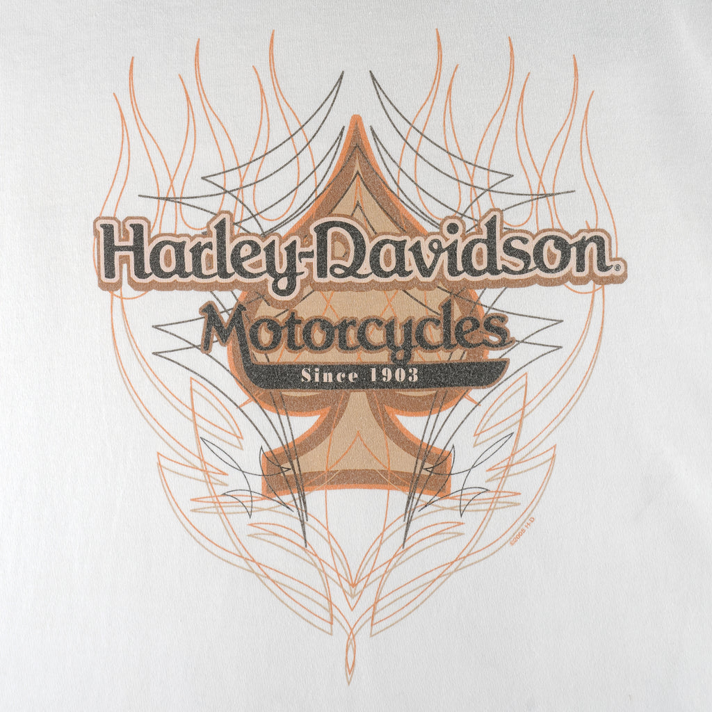 Harley Davidson - Z & M Greensburg PA Long Sleeved Shirt 2005 X-Large Vintage Retro
