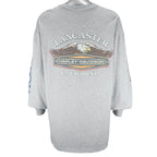 Harley Davidson - Lancaster CA Flame Long Sleeved Shirt 2000s XX-Large Vintage Retro