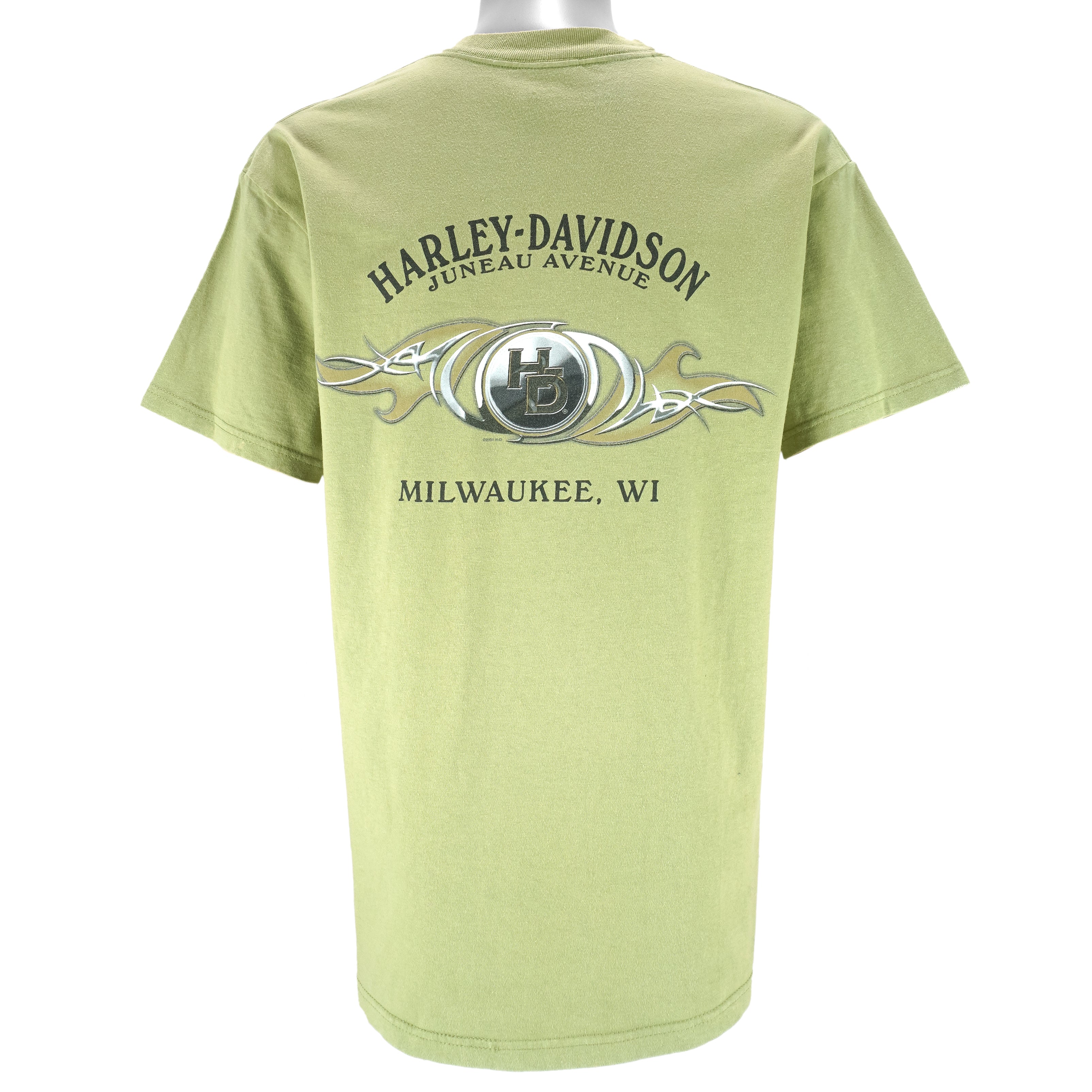 Harley Davidson - HD 101 Milwaukee T-Shirt 2000s Large Vintage Retro
