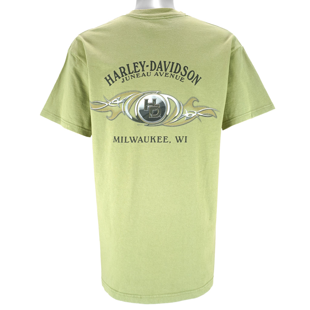 Harley Davidson - HD 101 Milwaukee T-Shirt 2000s Large Vintage Retro