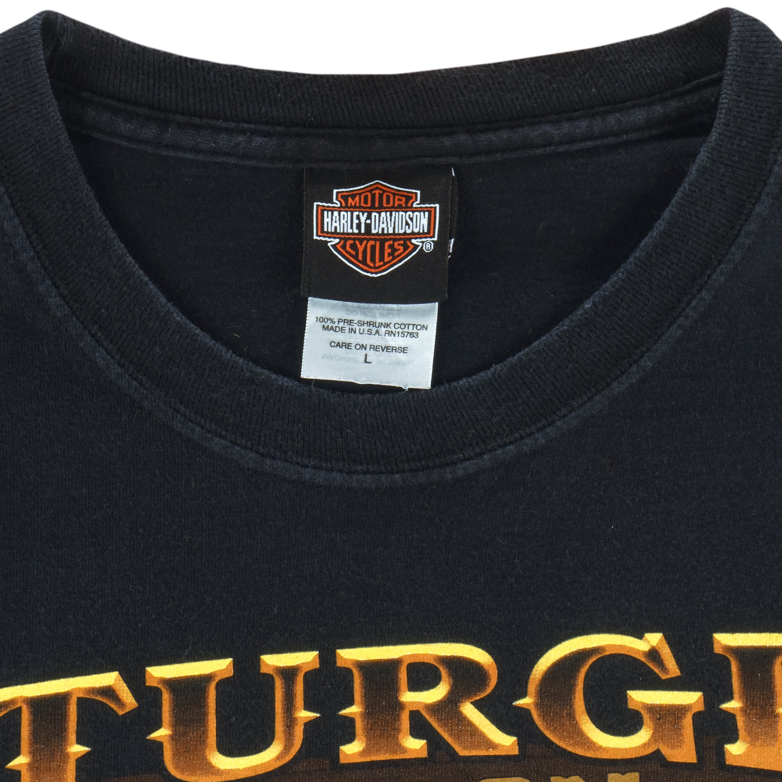 Harley Davidson - Sturgis Saloon Black Hills Rally T-Shirt 2006 Large Vintage Retro