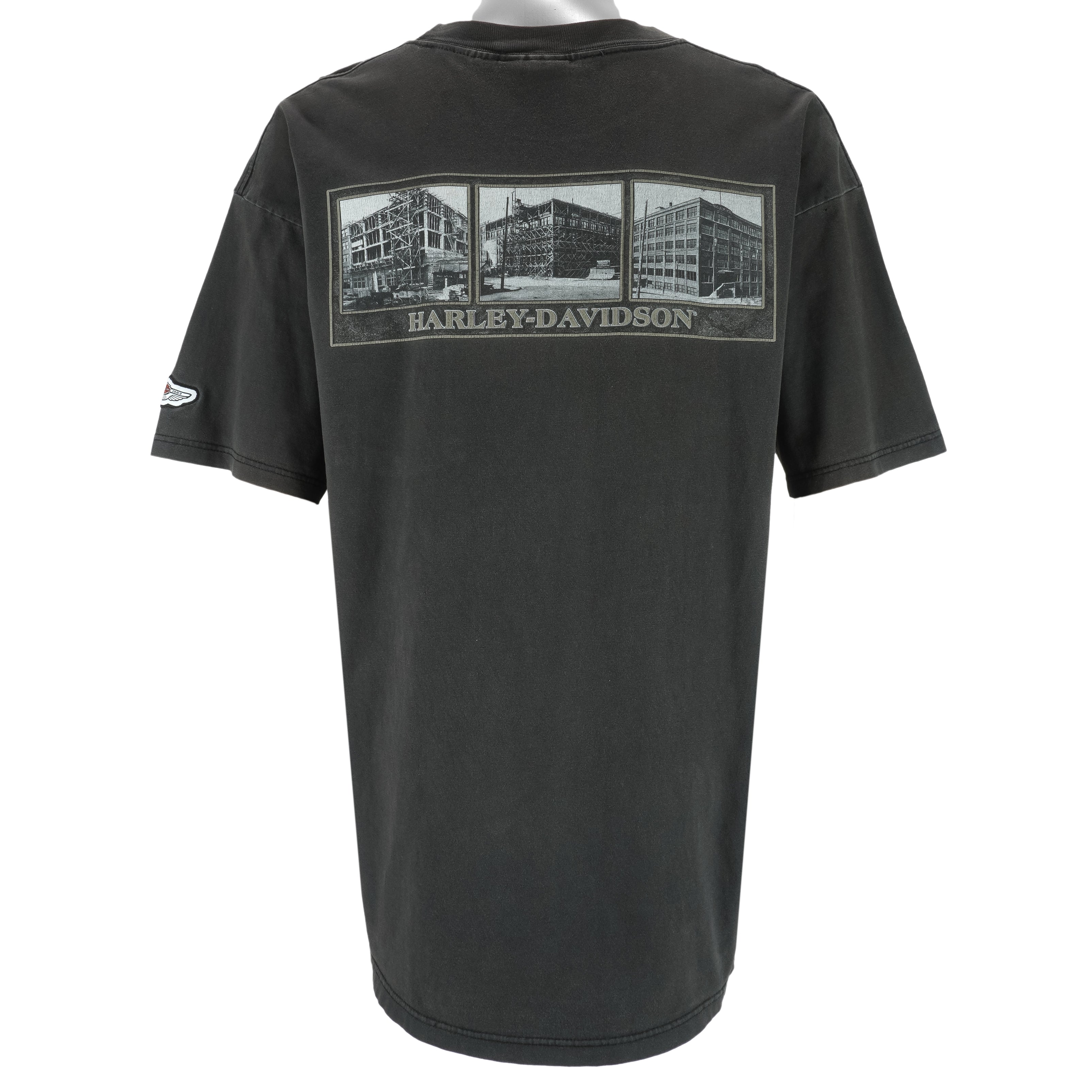 Harley Davidson - Juneau Avenue Established in 1903 T-Shirt 2000s X-Large Vintage Retro