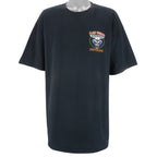 Harley Davidson - Motorcycle Las Vegas Battle Born Cowboy T-Shirt 2000s 3X-Large