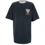Harley Davidson - Motorcycle Las Vegas Battle Born Cowboy T-Shirt 2000s 3X-Large