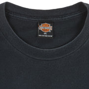 Harley Davidson - Motorcycle Las Vegas Battle Born Cowboy T-Shirt 2000s 3X-Large