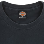 Harley Davidson - Motorcycle Las Vegas Battle Born Cowboy T-Shirt 2000s 3X-Large