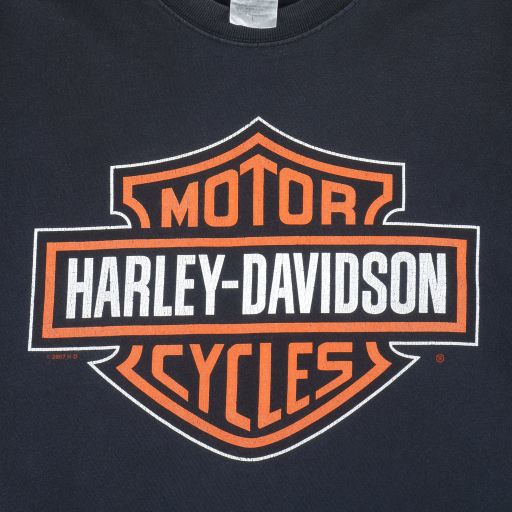 Harley Davidson - Fort Worth Texas T-Shirt 2007 Large Vintage Retro