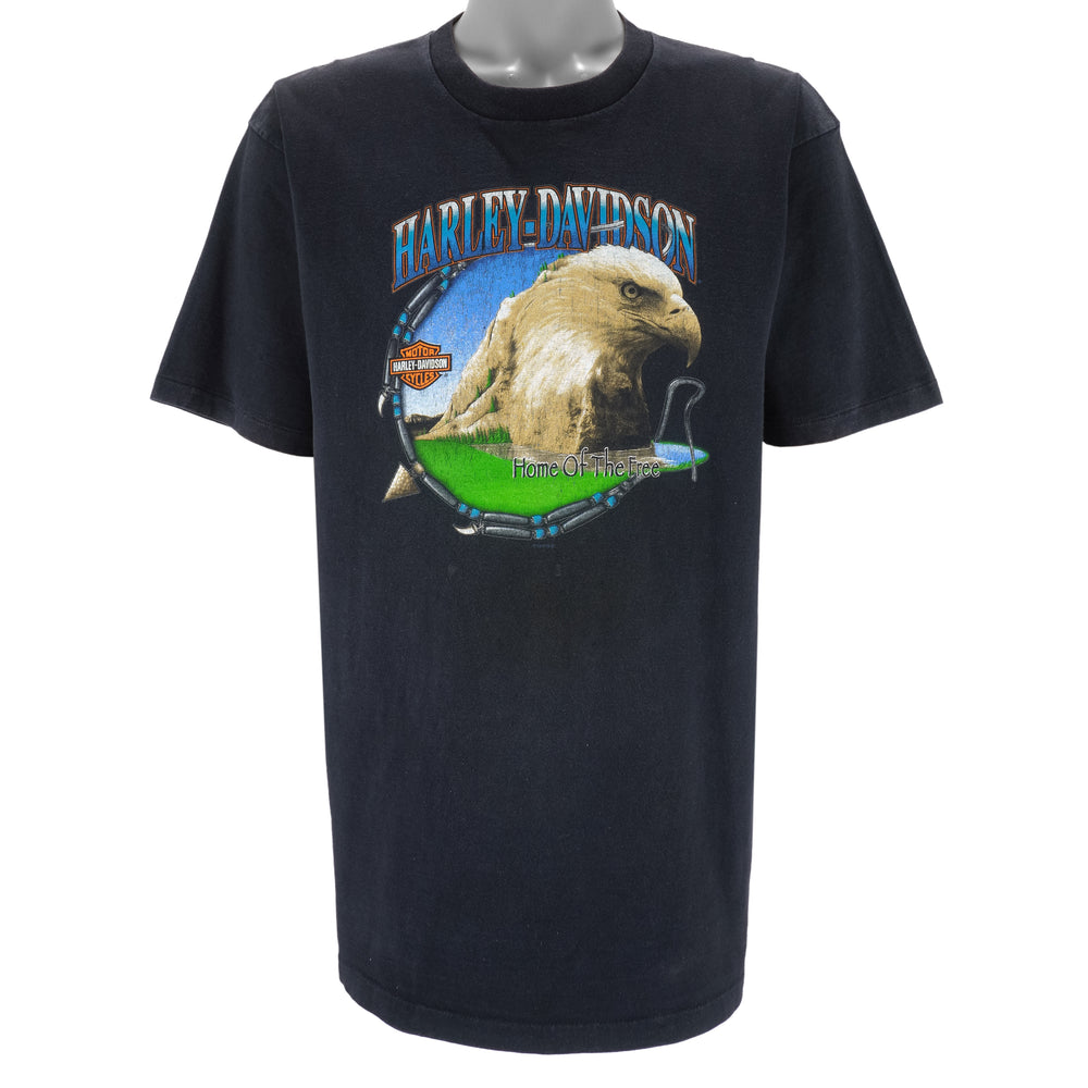 Harley Davidson - Home Of The Free Eagle T-Shirt 1995 X-Large