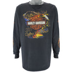 Harley Davidson - Daytona Beach Bike Week Long Sleeved Shirt 2001 X-Large Vintage Retro