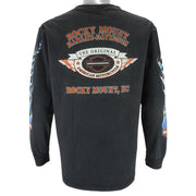 Harley Davidson - Motorcycles Rocky Mountain Long Sleeved Shirt 2002 Large Vintage Retro