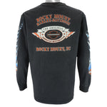 Harley Davidson - Motorcycles Rocky Mountain Long Sleeved Shirt 2002 Large Vintage Retro