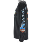 Harley Davidson - Motorcycles Rocky Mountain Long Sleeved Shirt 2002 Large Vintage Retro