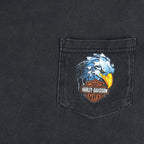 Harley Davidson - Motorcycles Rocky Mountain Long Sleeved Shirt 2002 Large Vintage Retro