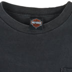 Harley Davidson - Motorcycles Rocky Mountain Long Sleeved Shirt 2002 Large Vintage Retro