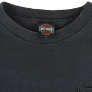 Harley Davidson - Motorcycles Rocky Mountain Long Sleeved Shirt 2002 Large Vintage Retro