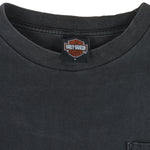 Harley Davidson - Motorcycles Rocky Mountain Long Sleeved Shirt 2002 Large Vintage Retro