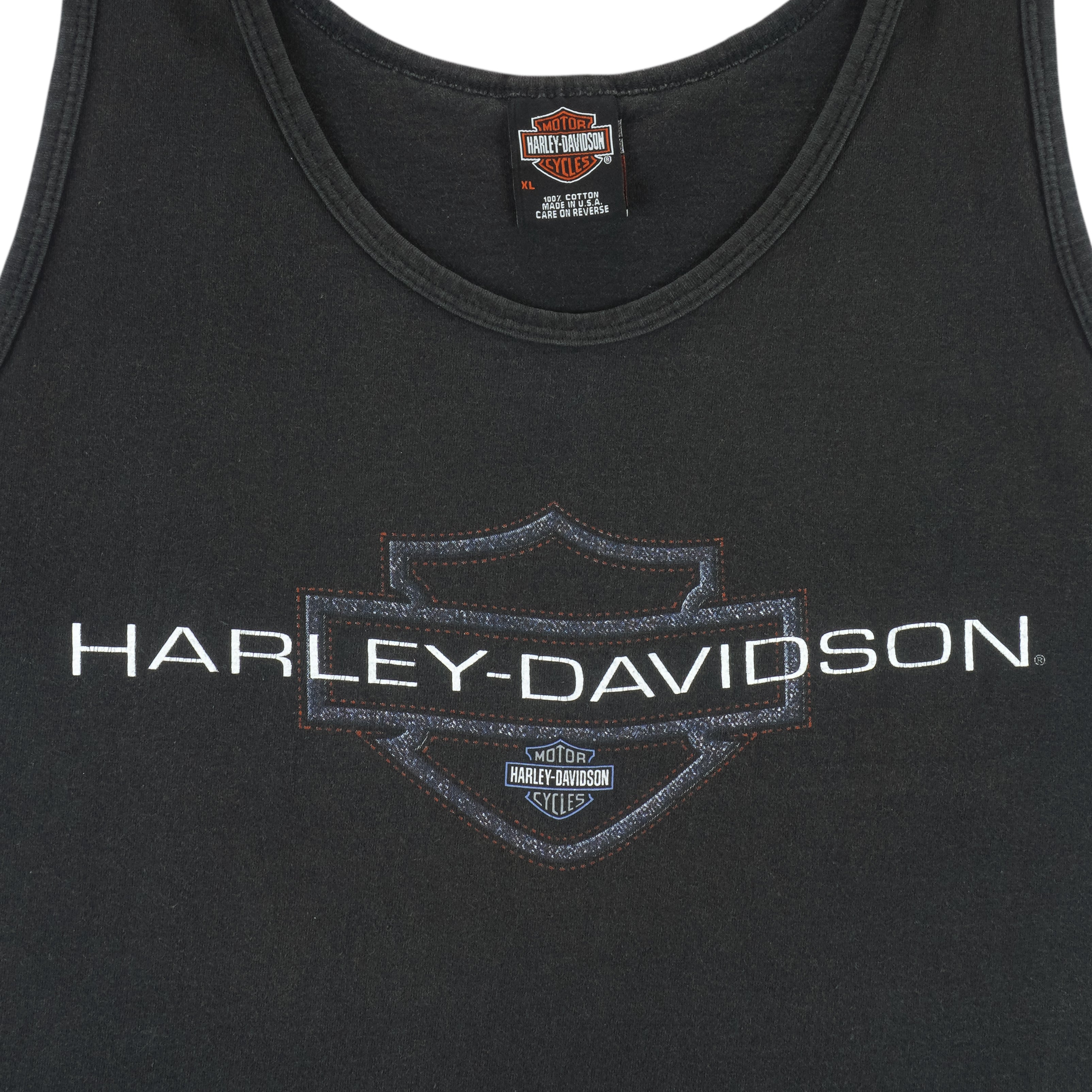 Harley Davidson - Monarch Eagle Orem, Utah Sleeveless Shirt 2002 X-Large