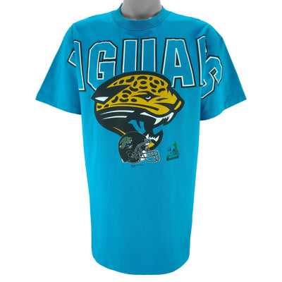 NFL (Riddell) - Jacksonville Jaguars Big Spell-Out T-Shirt 1997 Large