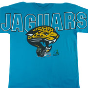 NFL (Riddell) - Jacksonville Jaguars Big Spell-Out T-Shirt 1997 Large vintage retro football