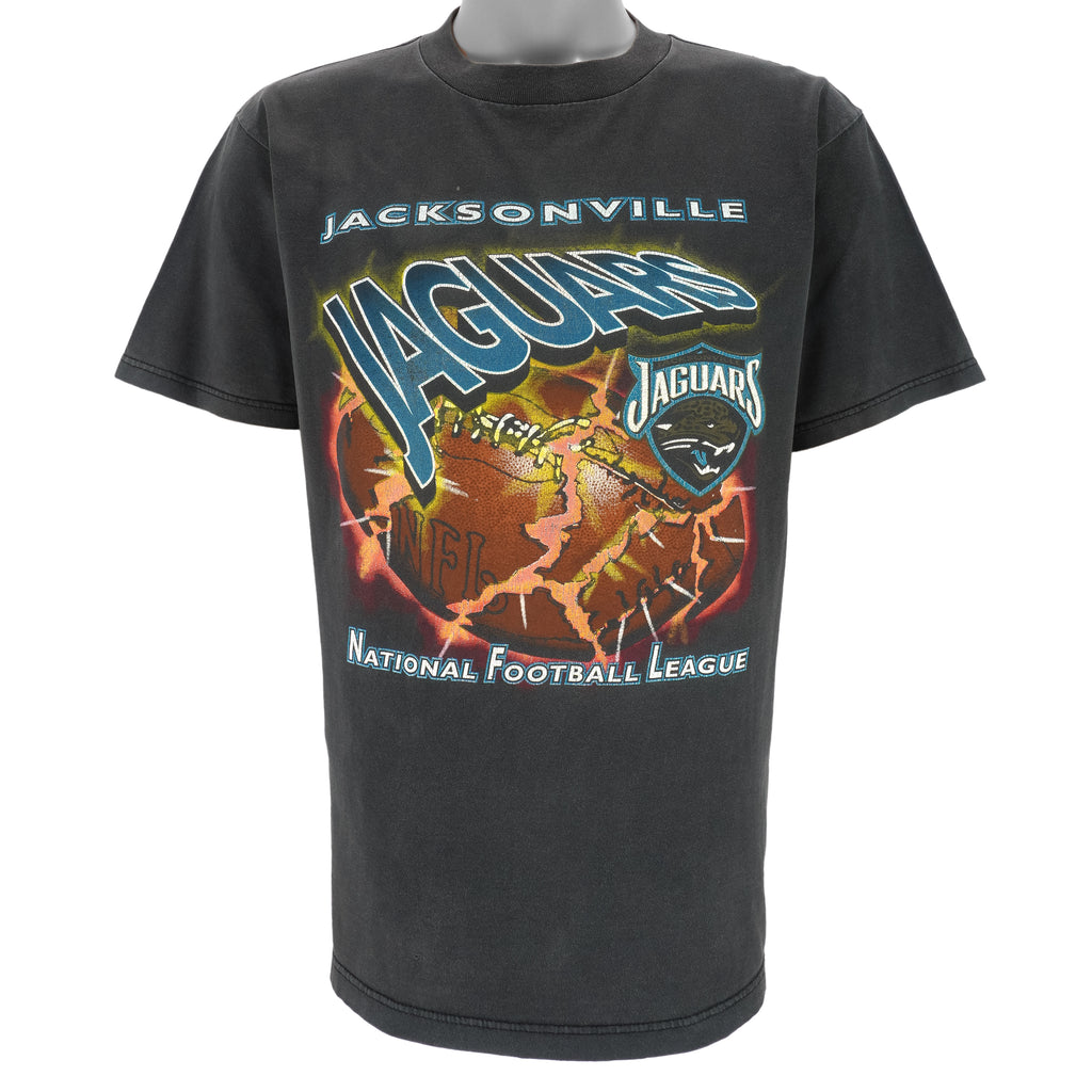 NFL (Logo 7) - Jacksonville Jaguars T-Shirt 1990s Large Vintage retro football