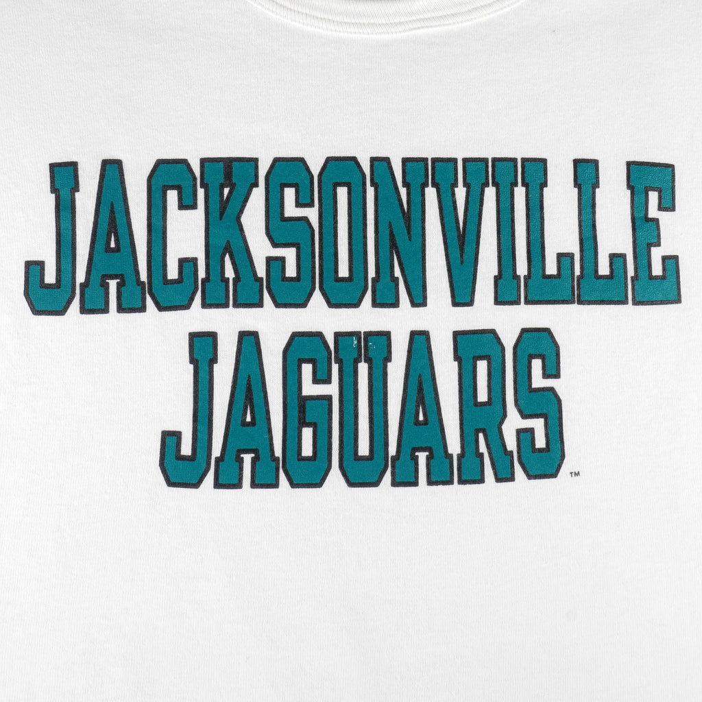 Champion - Jacksonville Jaguars Big Spell-Out T-Shirt 1990s XX-Large Vintage retro football