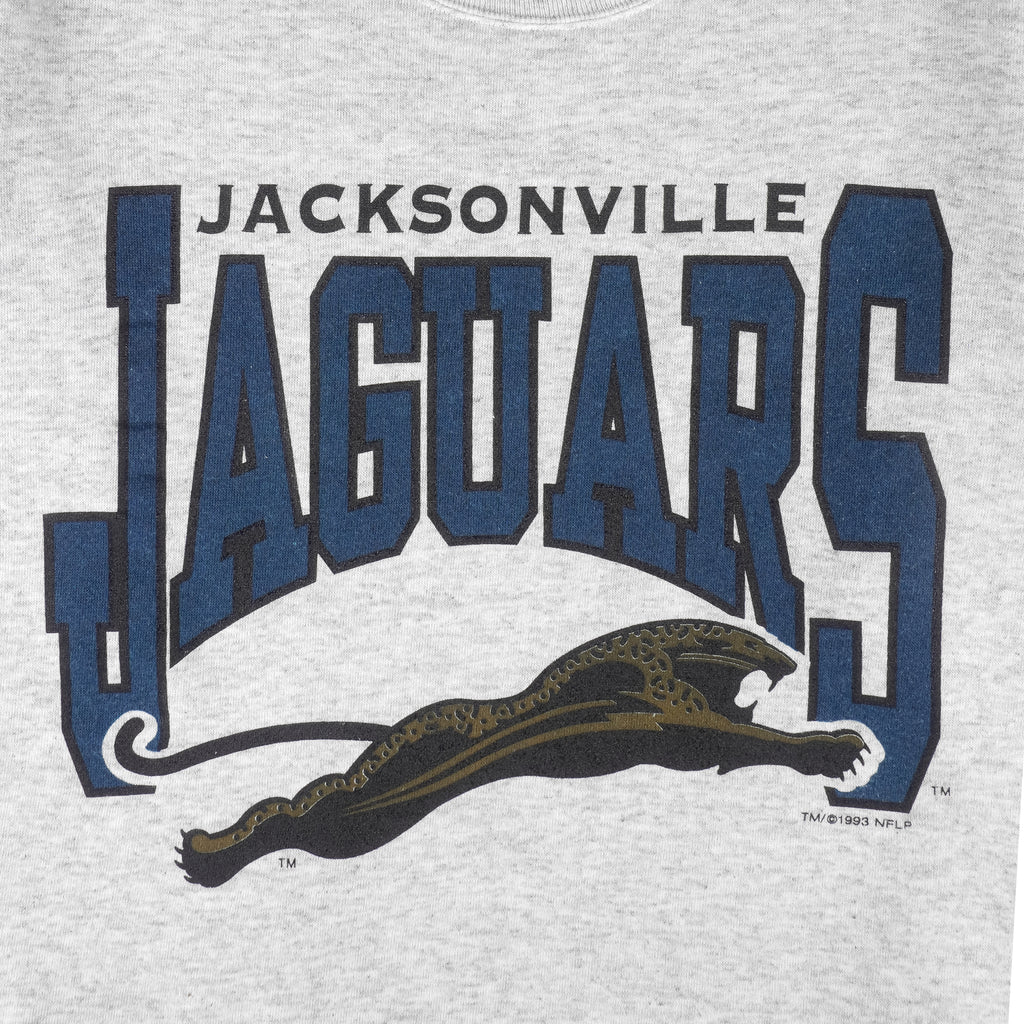 NFL (Delta) - Jacksonville Jaguars Crew Neck Sweatshirt 1993 Large