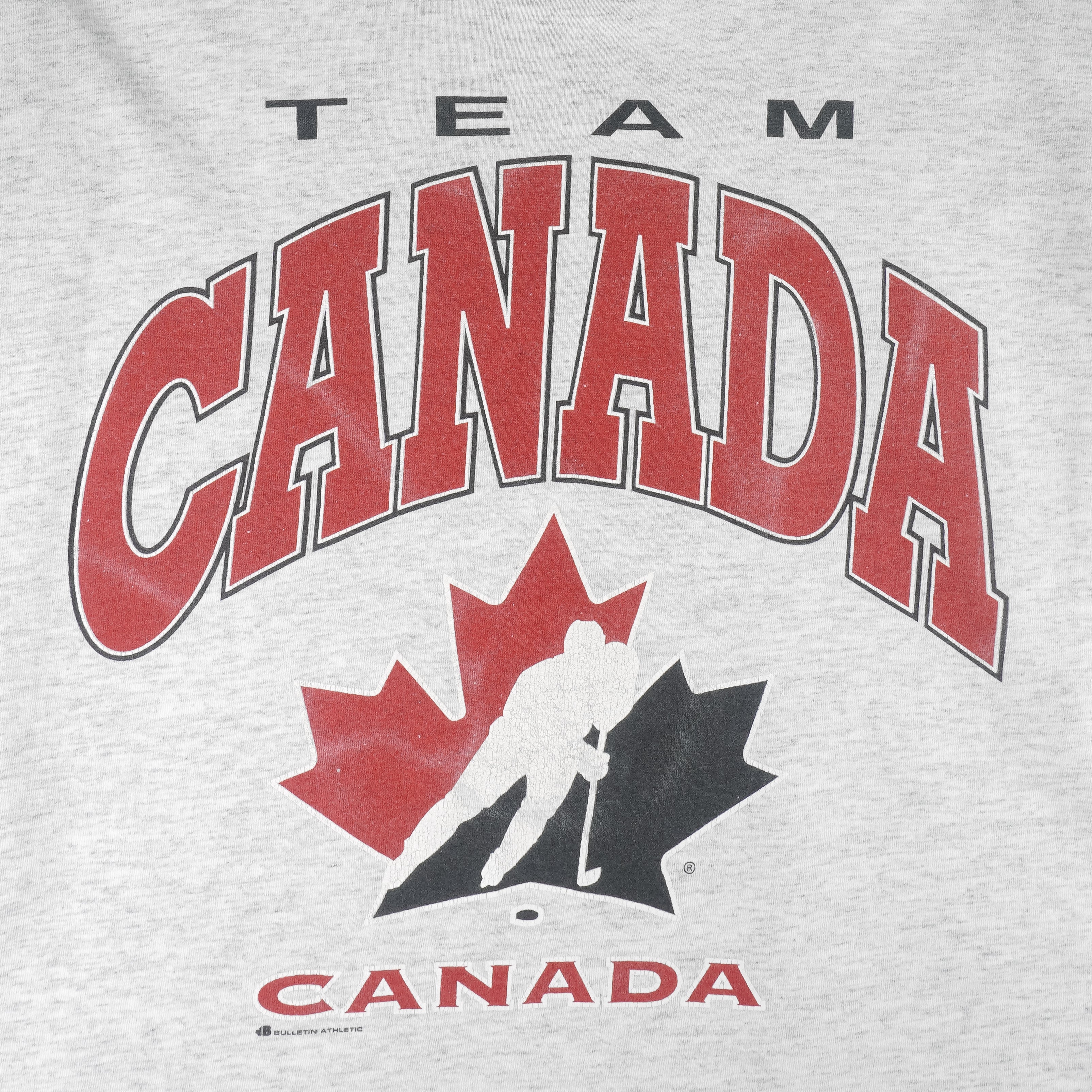 Vintage (Bulletin Athletic) -  Team Canada Hockey Single Stitch T-Shirt 1990s X-Large Vintage Retro
