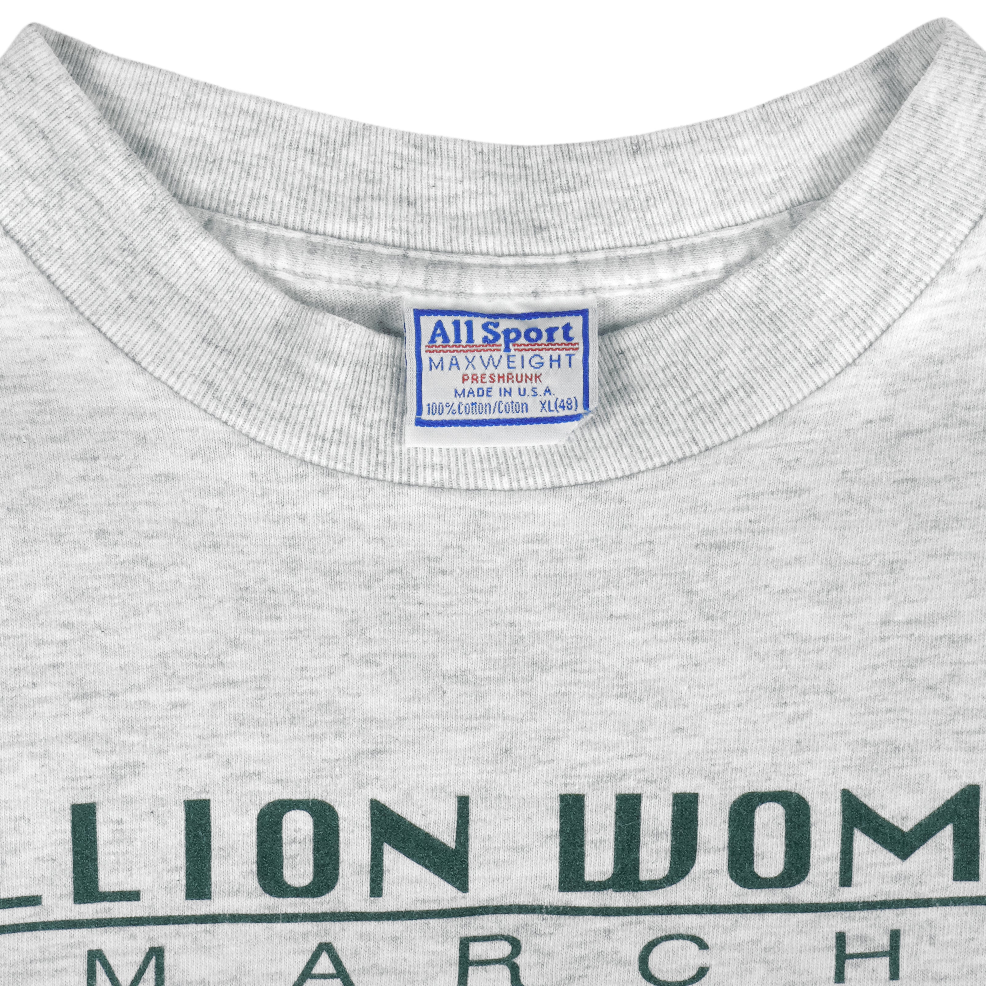 Vintage (All Sports Event) - Million Woman March Philadelphia PA T-Shirt 1997 X-Large