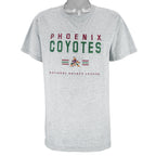 NHL (Lee) - Phoenix Coyotes Embroidered Hockey T-Shirt 1990s Medium Vintage Retro