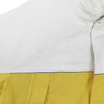 Nautica - Yellow, White & Blue Reversible Jacket 1990s X-Large