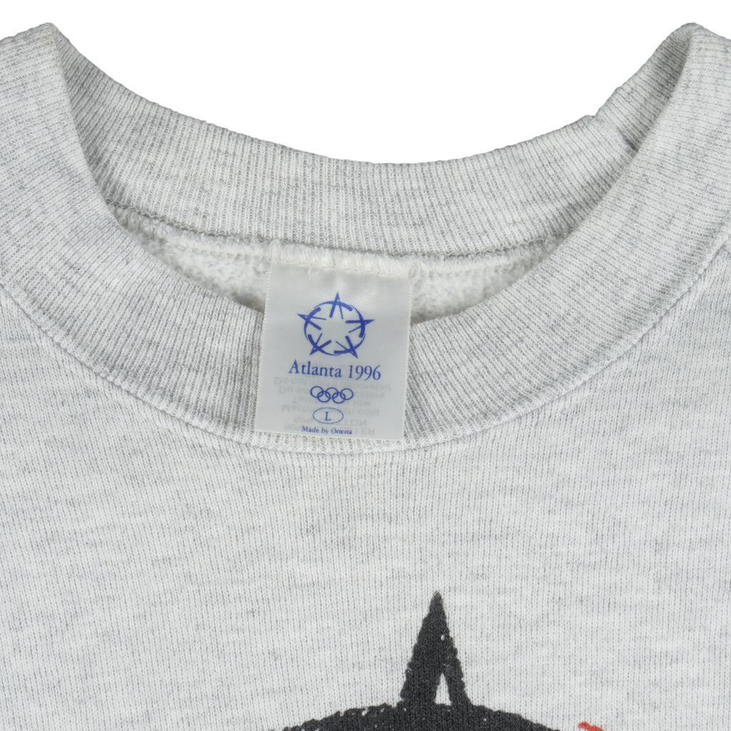 Vintage (Oneita) - Olympic Games Atlanta Sweatshirt 1996 Large Vintage Retro