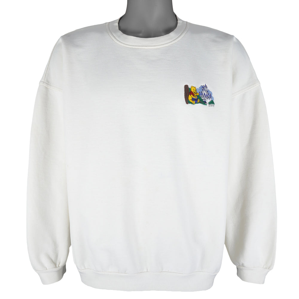 Disney - Winnie The Pooh Crew Neck Sweatshirt 1990s X-Large Vintage Retro