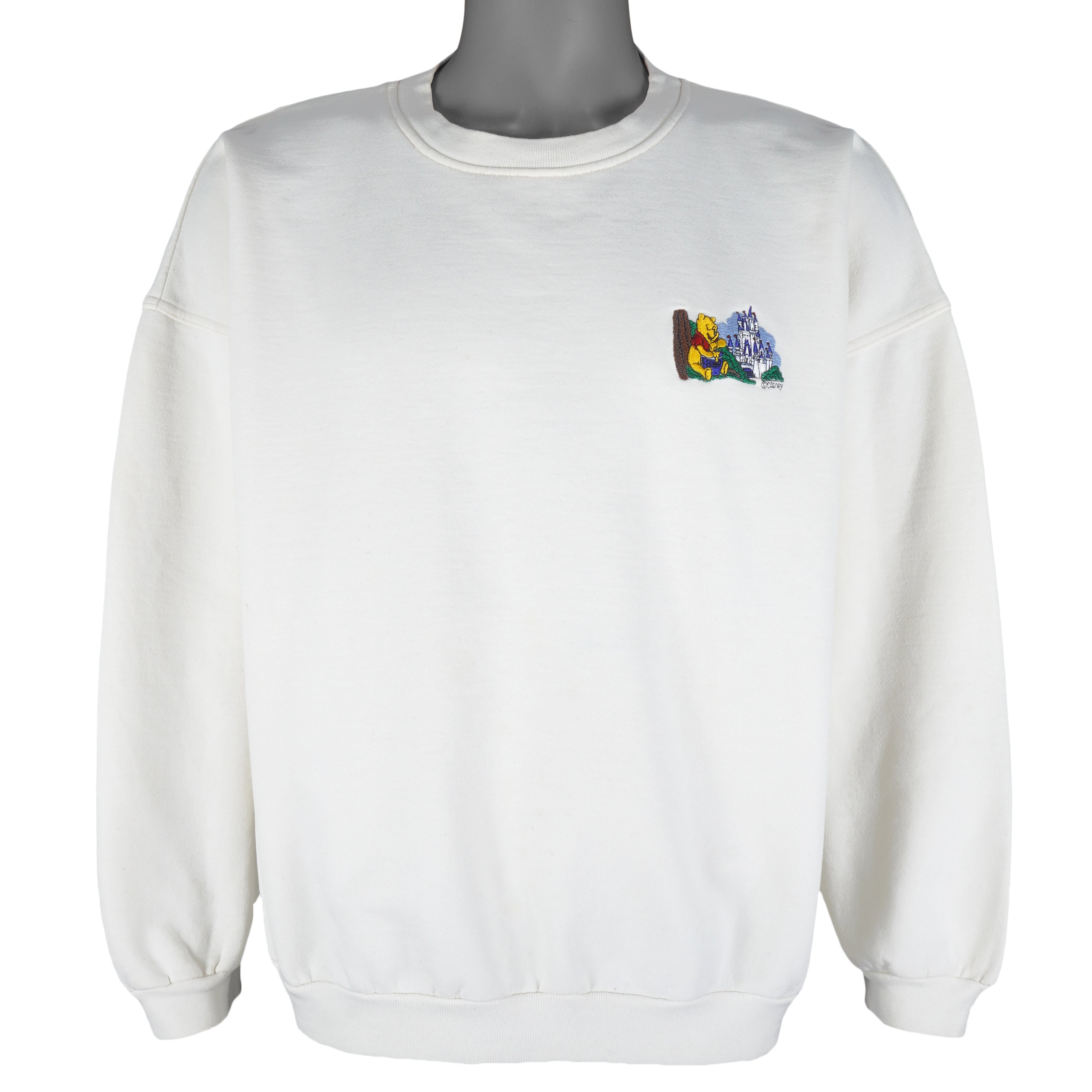 Disney - Winnie The Pooh Crew Neck Sweatshirt 1990s X-Large Vintage Retro