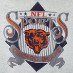 NFL (Fruit Of The Loom) - Chicago Bears Crew Neck Sweatshirt 1990s Large Vintage Retro Football