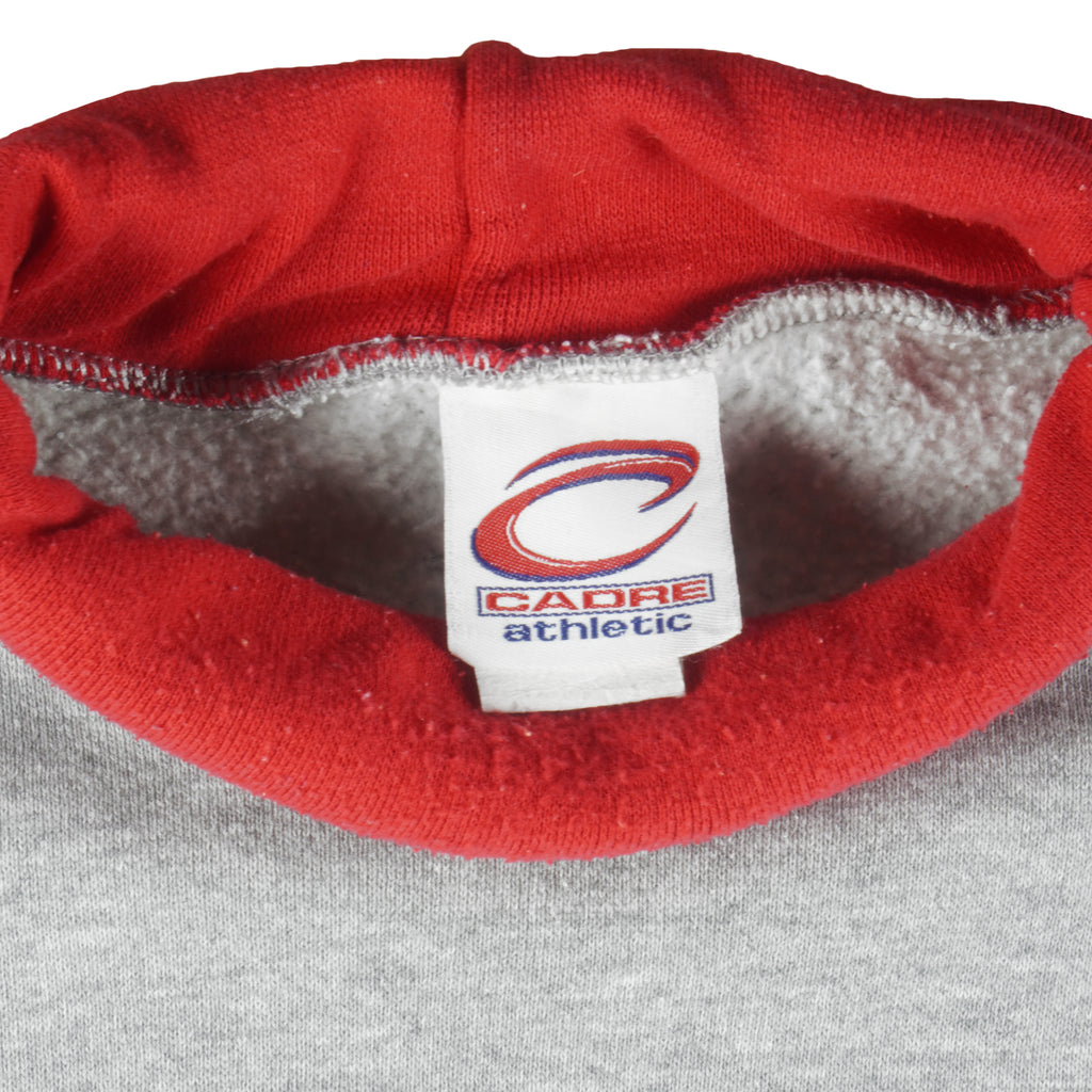 NHL (Cadre Athletic) - Chicago Blackhawks Turtleneck Sweatshirt 1990s Large Vintage Retro Hockey