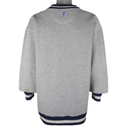 NCAA (Pro Player) - North Carolina Tar Heels Embroidered Crew Neck Sweatshirt 1990s Large Vintage Retro College