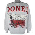 NCAA (Jerzees) - Oklahoma Sooners Crew Neck Sweatshirt 1990s X-Large Vintage Retro College