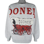 NCAA (Jerzees) - Oklahoma Sooners Crew Neck Sweatshirt 1990s X-Large Vintage Retro College