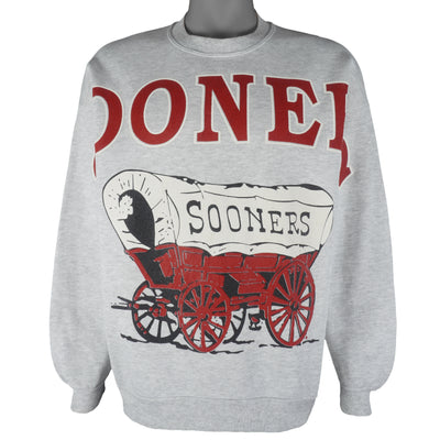 NCAA (Jerzees) - Oklahoma Sooners Crew Neck Sweatshirt 1990s X-Large
