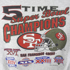 NFL (Competitor) - San Francisco 49ers Super Bowl Champs Sweatshirt 1995 Medium Vintage Retro Football