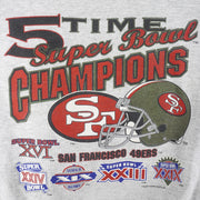 NFL (Competitor) - San Francisco 49ers Super Bowl Champs Sweatshirt 1995 Medium Vintage Retro Football
