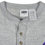 NFL (Pro Edge) - St. Louis Rams Embroidered Sweatshirt 1990s Large Vintage Retro Football