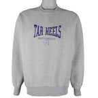 NCAA (AS Sport) - North Carolina Tar Heels Embroidered Crew Neck Sweatshirt 1990s Large Vintage Retro College