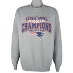 NFL - New England Patriots Super Bowl Champs 39th Sweatshirt 2005 Large Vintage Retro Football