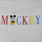 Disney - Mickey Mouse Embroidered Crew Neck Sweatshirt 1990s X-Large Vintage Retro