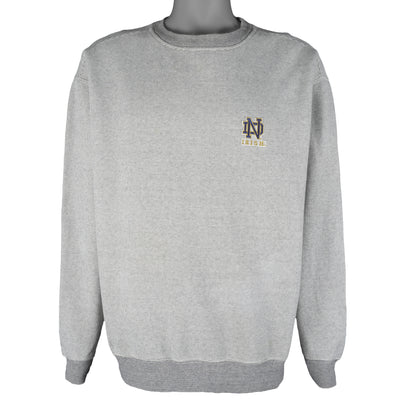 Starter - Notre Dame Fighting Irish Crew Neck Sweatshirt 1990s Large