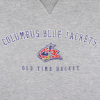NHL (Old Time Hockey) - Columbus Blue Jackets Crew Neck Sweatshirt 1990s X-Large Vintage Retro Hockey