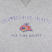 NHL (Old Time Hockey) - Columbus Blue Jackets Crew Neck Sweatshirt 1990s X-Large Vintage Retro Hockey