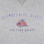 NHL (Old Time Hockey) - Columbus Blue Jackets Crew Neck Sweatshirt 1990s X-Large Vintage Retro Hockey